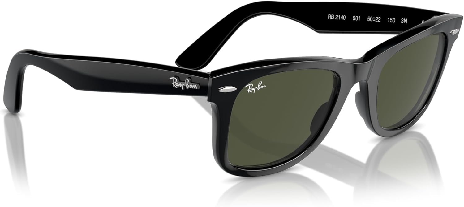 Ray-Ban RB2140 Original Wayfarer Polarized Square Sunglasses - Image 6