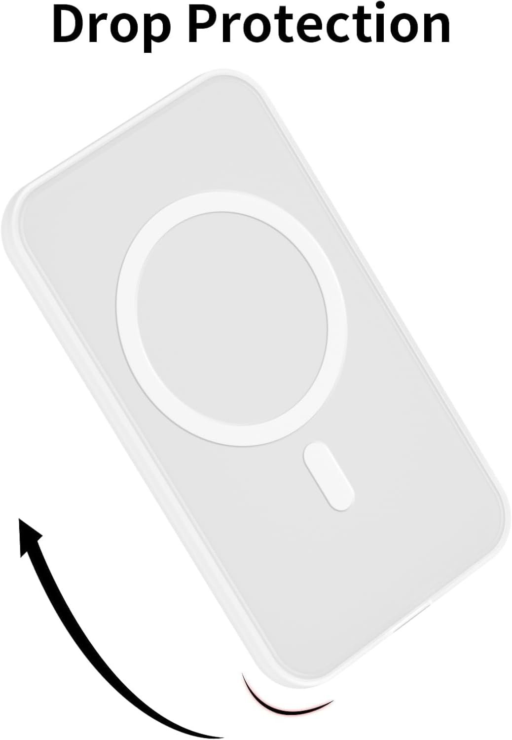 oakxco Silicone Case Compatible with iPhone Air Magsafe Battery Pack, Ultra Thin Slim Cover for 17 Air Battery Pack, TPU Rubber Scratch & Shatter Resistant Cover, Matte Clear - Image 7