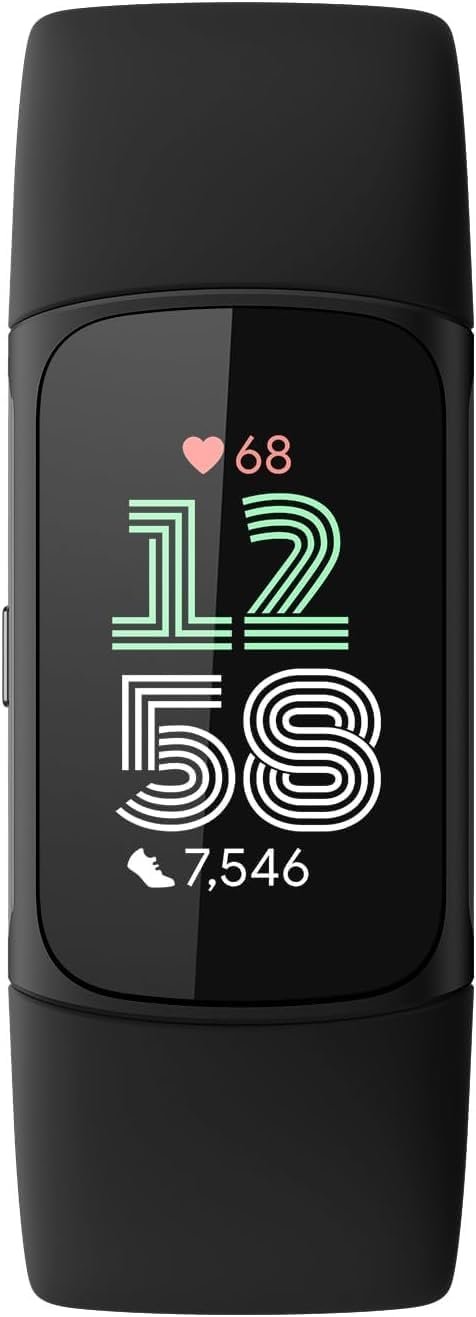 Fitbit Charge 6 Activity Tracker Heart Rate Monitoring, 7-Day Battery, Integrated Google Apps, Maps & Wallet, in-Depth Health Insights, Activity & Sleep Analysis, S & L Bands Included, Obsidian/Black - Image 2