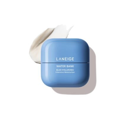 LANEIGE Water Bank Blue Hyaluronic Intensive Moisturizer: Hydrating Face Cream for Extra Dry Skin with Squalane & Peptide for Skin Barrier Support, Dermatologist-Tested