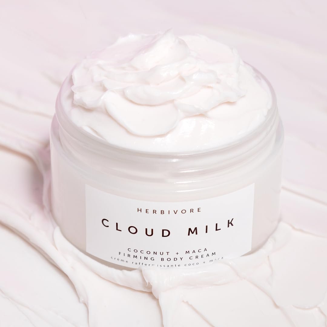 HERBIVORE Cloud Milk Coconut + Maca Firming Body Cream I Fast Absorbing Moisturizer for Smoother, Firmer Looking Skin I Vegan, for All Skin Types, 195 mL / 6.6 oz - Image 7