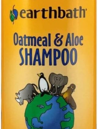 earthbath, Oatmeal & Aloe Dog Shampoo - Oatmeal Shampoo for Dogs, Itchy, Dry Skin Relief, Dog Wash, Made in USA, Cruelty Free Pet Shampoos - Vanilla & Almond, 16 Oz (1 Pack)