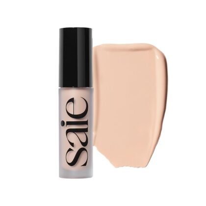 Saie Slip Tint Radiant Cream Concealer & All-Over Face Makeup - Concealer for Dark Circles, Redness & Blemishes - Lightweight Makeup Made with Hydrating Hyaluronic Acid - Shade 3 (0.17 oz)