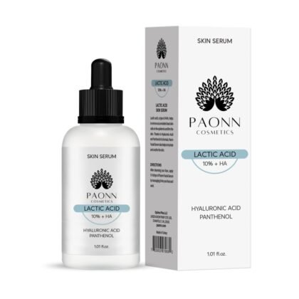 Lactic Acid Serum 10% + HA (1.01 fl. oz.), Exfoliating & Hydrating Face Serum, Skin Smoother, Radiance Booster