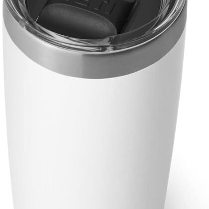 YETI Rambler 10 oz Tumbler, Stainless Steel, Vacuum Insulated with MagSlider Lid, White