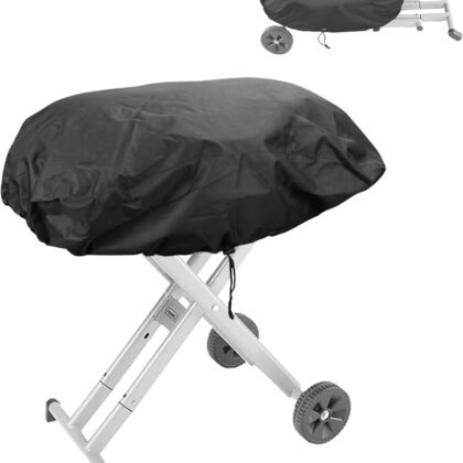 Grill Cover for Coleman Roadtrip 285, 225, LXE, LXX Grills Smoke Hollow 205 Grill, 600D Outdoor Waterproof UV Resistant Replacment Coleman Roadtrip Propane Grill Cover