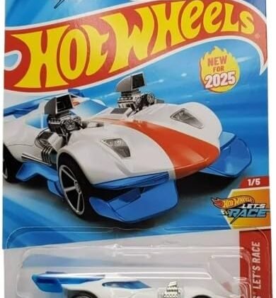 Hot Wheels Super Twin Mill (White), Let's Race 1/5, New for 2025