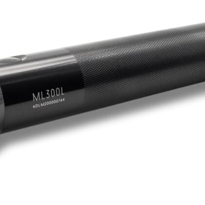 MagLite ML300L 4D LED Flashlight – 1002 Lumens, Long Runtime, Adjustable Beam, Water-Resistant, Aluminum Body – Black