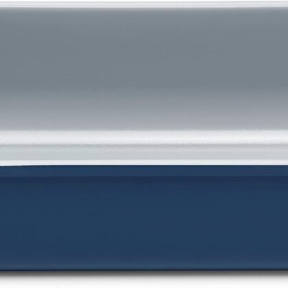 Caraway Non-Stick Ceramic 1 lb Loaf Pan - Naturally Slick Ceramic Coating - Non-Toxic, PTFE & PFOA Free - Perfect for Pound Cakes, Breads, & More - Navy