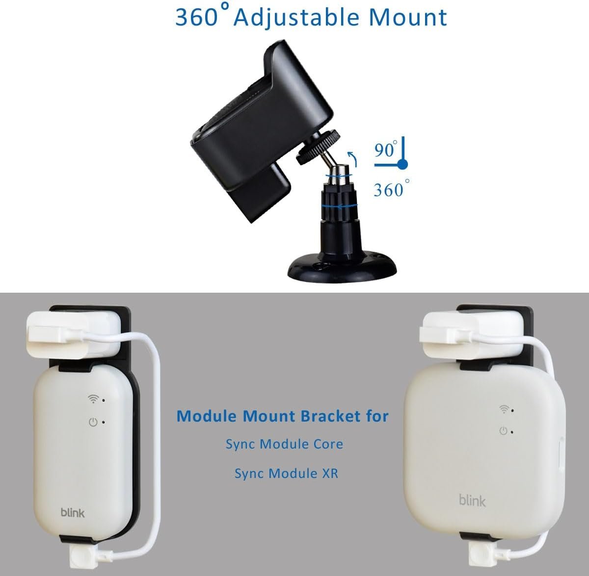 All New Blink Outdoor 4th & 3rd Gen Camera Mount Bracket,5 Pack Full Weather Proof Housing/Mount for Blink Outdoor Cameras Security System(Blink Camera not Included) - Image 6