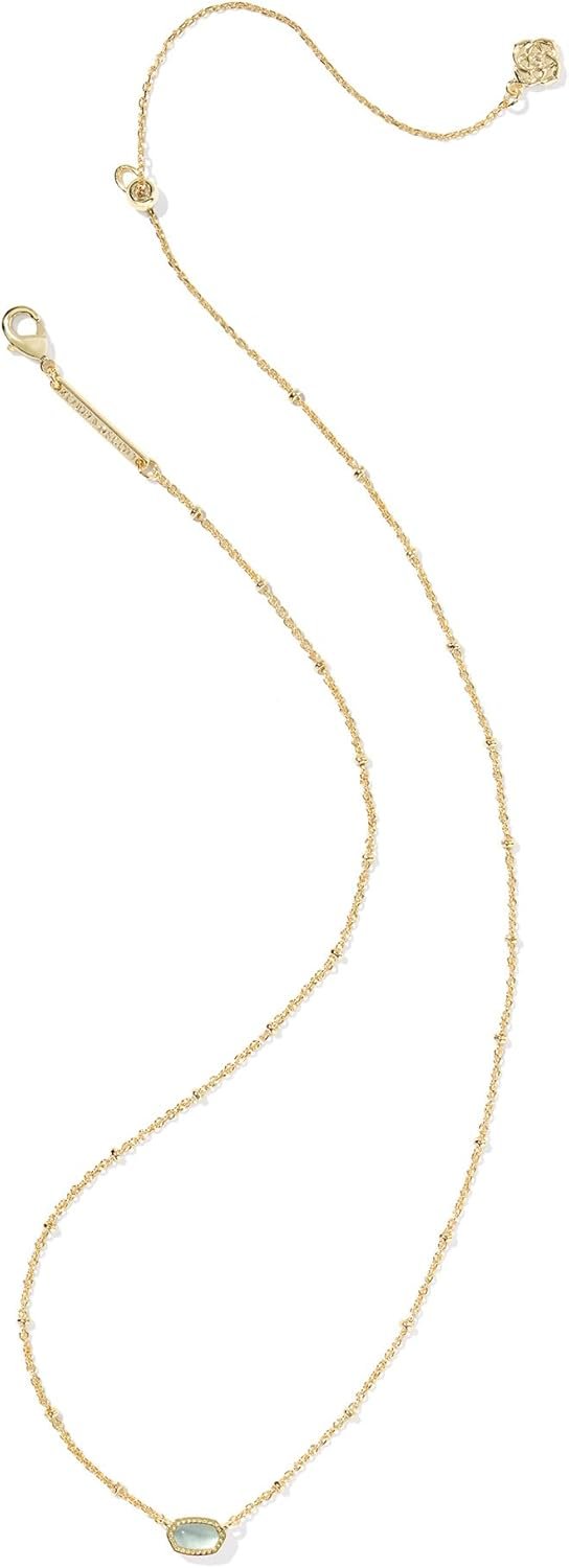 Kendra Scott Mini Elisa 14k Gold-Plated Satellite Short Pendant Necklace, Fashion Jewelry for Women - Image 2