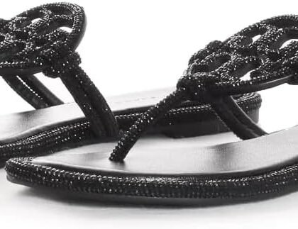 Tory Burch Women's Miller Knotted Pave Sandals