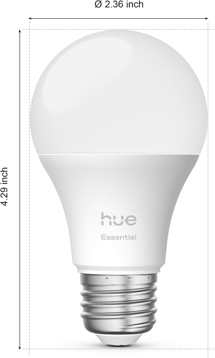 Philips Hue Essential Starter Kit: Bridge + 4 Essential E26 Smart Bulbs,White & Color Ambiance,2200K-6500K,Dimmable,Compatible with Alexa,Google,Samsung SmartThings,Apple Home - Image 9