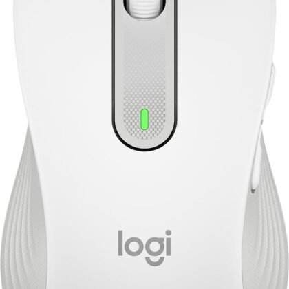 Logitech Signature M650 Mouse - Optical - Wireless - 32.81 ft - Bluetooth - Off White - USB - 4000 dpi - Scroll Wheel - 5 Programmable Button(s) - Large Hand/Palm Size - Left-handed - 1 x AA Battery S