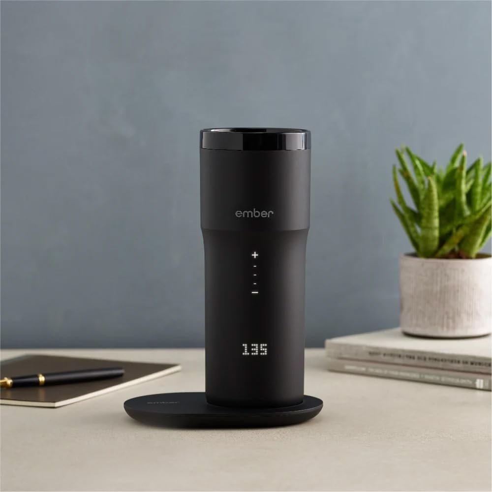 Ember Travel Mug 2+, 12 oz, Temperature Control Smart Travel Mug, Stainless Steel, Slate Black (with Apple Find My) - Image 5