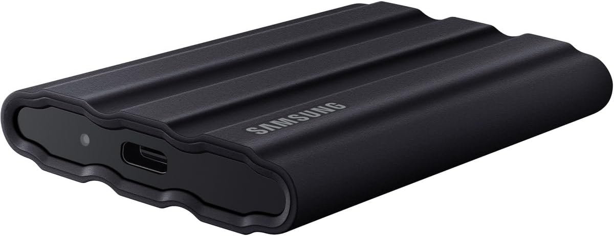 Samsung Portable SSD T7 Shield, 1TB, USB 3.2 Gen.2, 1050MB/s Read, 1000MB/s Write, Robust External Hard Drive Outdoor for Mac, PC and Smartphone, Black, MU-PE1T0S/EU - Image 7