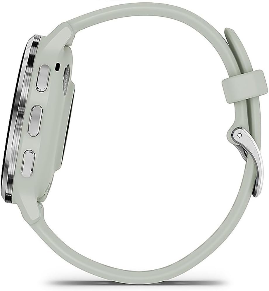 Garmin 010-02785-01 Venu 3S Health Fitness GPS Smartwatch Steel Bezel with Sage Gray Case 41mm Bundle with Dust Cover 3 Pack, 2-Pack Screen Protector and 2 YR CPS Enhanced Protection Pack - Image 6