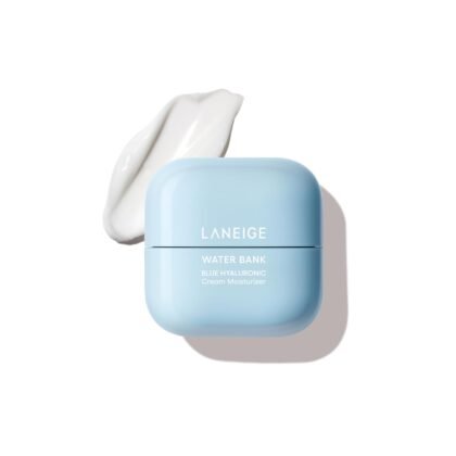 LANEIGE Water Bank Blue Hyaluronic Cream Moisturizer: Hydrating Korean Face Cream with Squalane & Ceramide for Skin Barrier Support, Dermatologist-Tested