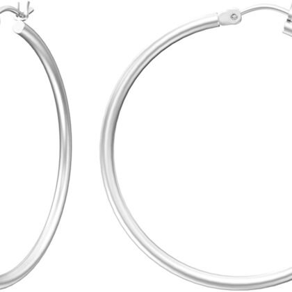 Gacimy Gold Hoop Earrings for Women 14K Real Gold Plated Hoops with 925 Sterling Silver Post