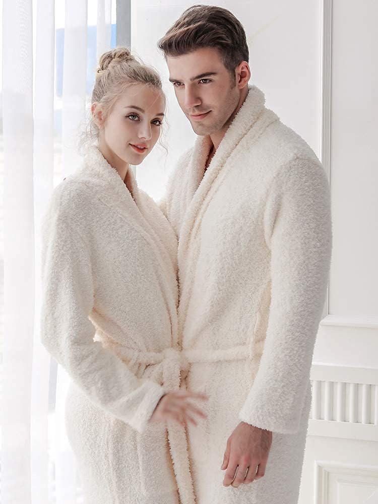 7 VEILS Long Bathrobe Womens and Mens Cozy Knit Microfiber Stretchy Super Soft Bathrobes Loungewear House Robes Dressing Gown - Image 6