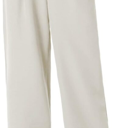 QINSEN Wide Leg Dress Pants for Women High Waisted Wrinkle Free Work Pants with Pockets Casual Slack