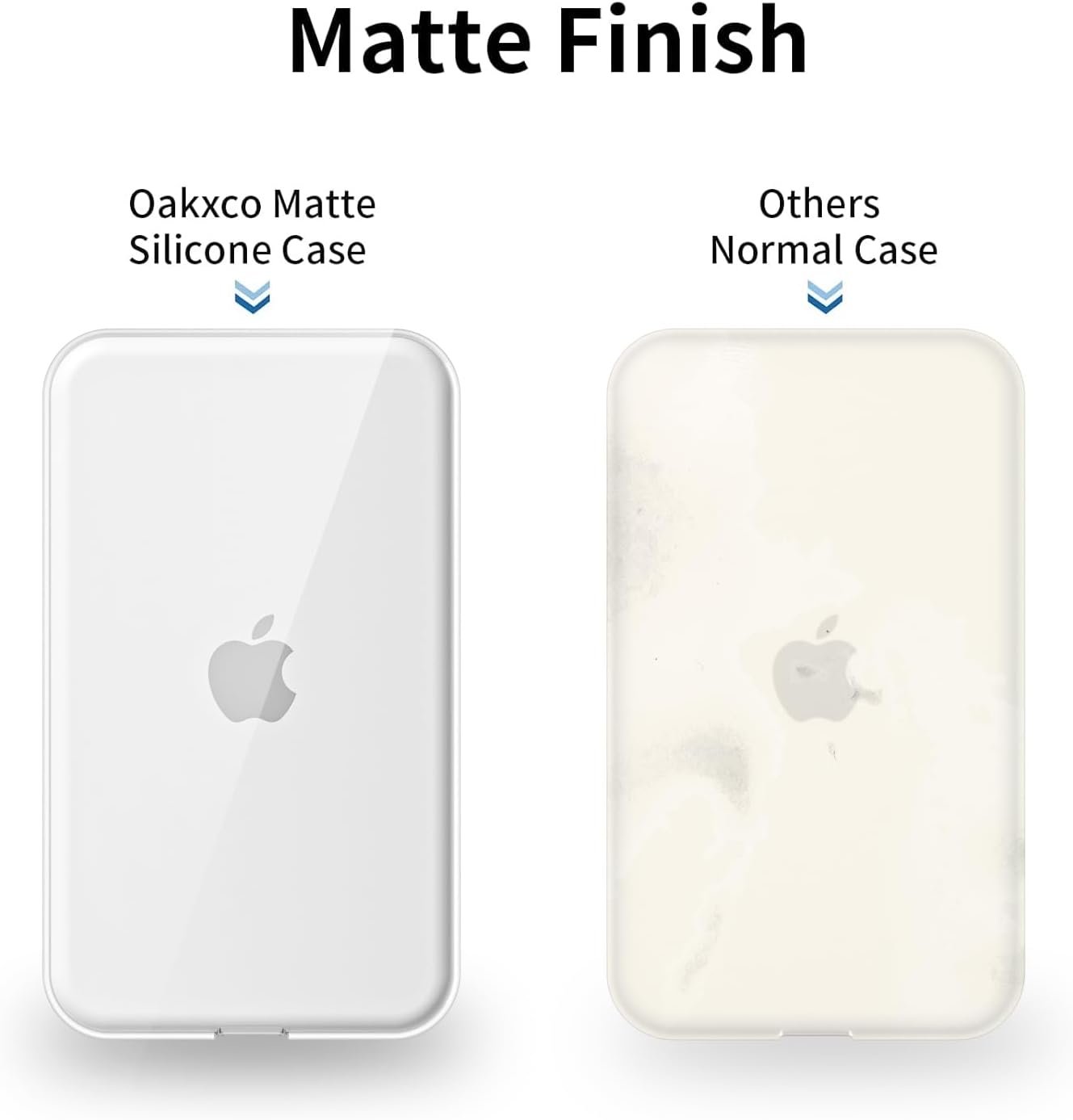 oakxco Silicone Case Compatible with iPhone Air Magsafe Battery Pack, Ultra Thin Slim Cover for 17 Air Battery Pack, TPU Rubber Scratch & Shatter Resistant Cover, Crystal Clear - Image 5