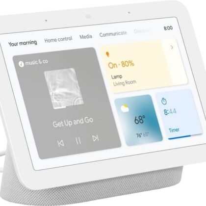 Google Nest Hub 7” Smart Display with Google Assistant (2nd Gen) - Chalk