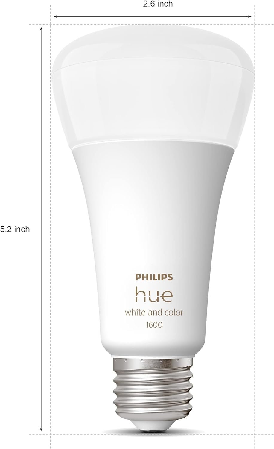Philips Hue Smart 100W A21 LED Bulb - White and Color Ambiance Color-Changing Light - 1 Pack - 1600LM - E26 - Indoor - Control with Hue App - Works with Alexa, Google Assistant and Apple Homekit - Image 6
