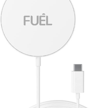 iPhone Charger Fast Charging MagSafe Charger - Fuel - 15W Magnetic Wireless Charger - Magnetic/MagSafe Charging Pad for iPhone 17 Pro Max/Air/16 Pro Max/15 Pro Max/14/13/12 & AirPods Gen 4/3/2/Pro 3/2