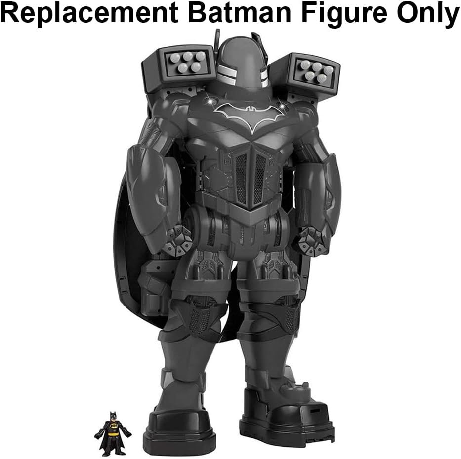 Replacement Parts for Fisher-Price Imaginext DC Super Friends Batbot Xtreme - FGF37 ~ Replacement Batman Figure - Image 4