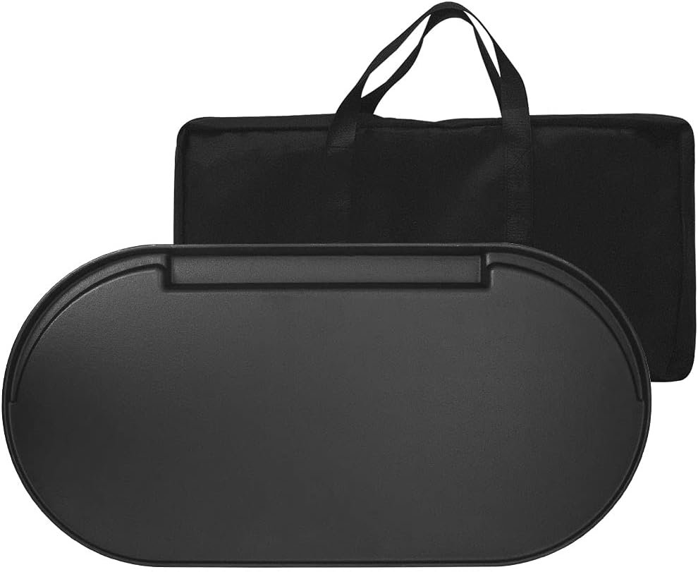 MixRBBQ Cast Iron Griddle with Bag for Coleman RoadTrip Swaptop Grills, Outdoor BBQ Camping Grills Nonstick Cooking Griddle Accessories, Full Size