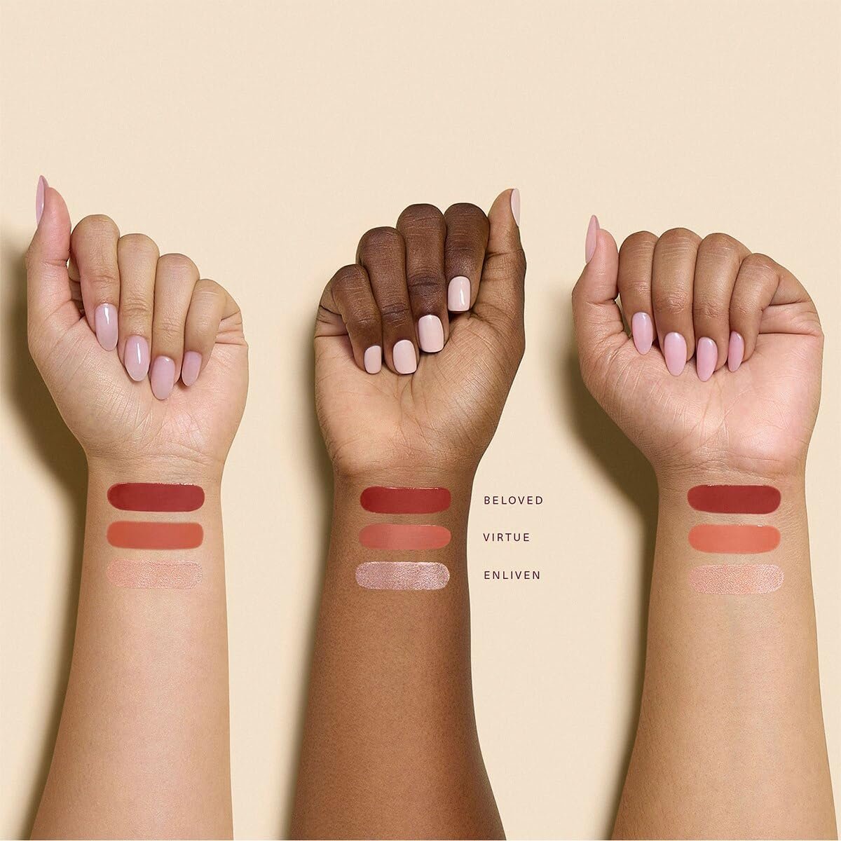 Rare Beauty Limited Edition Mini Blush & Luminize Trio - Beloved - Virtue - Enliven - New In Box - Image 6