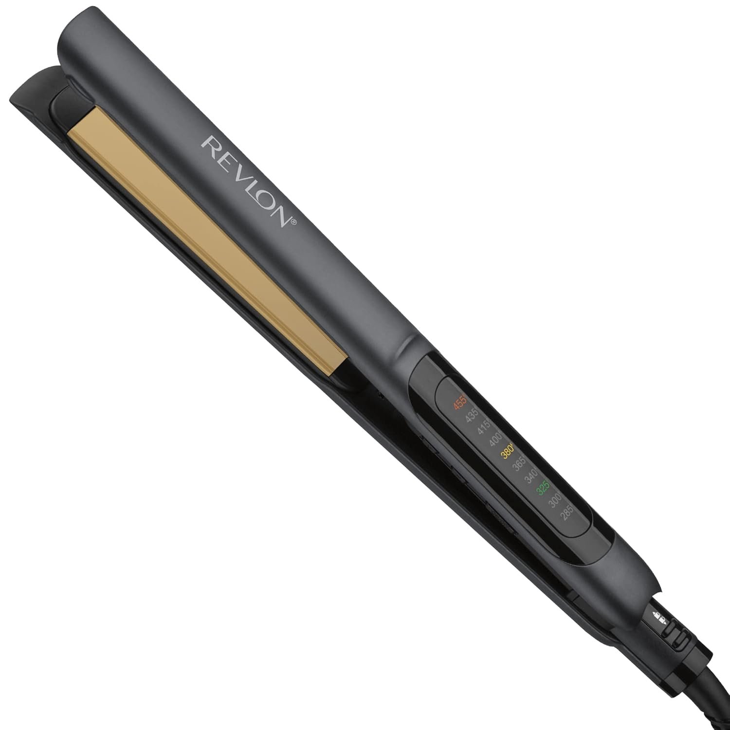 Revlon Smooth Brilliance Ceramic Hair Flat Iron | Smooth Glide and Ultra-Sleek Sylas, (1 in) & One Step Volumizer Plus 2.0 Hair Dryer and Hot Air Brush | Dry and Style (Black) - Image 2