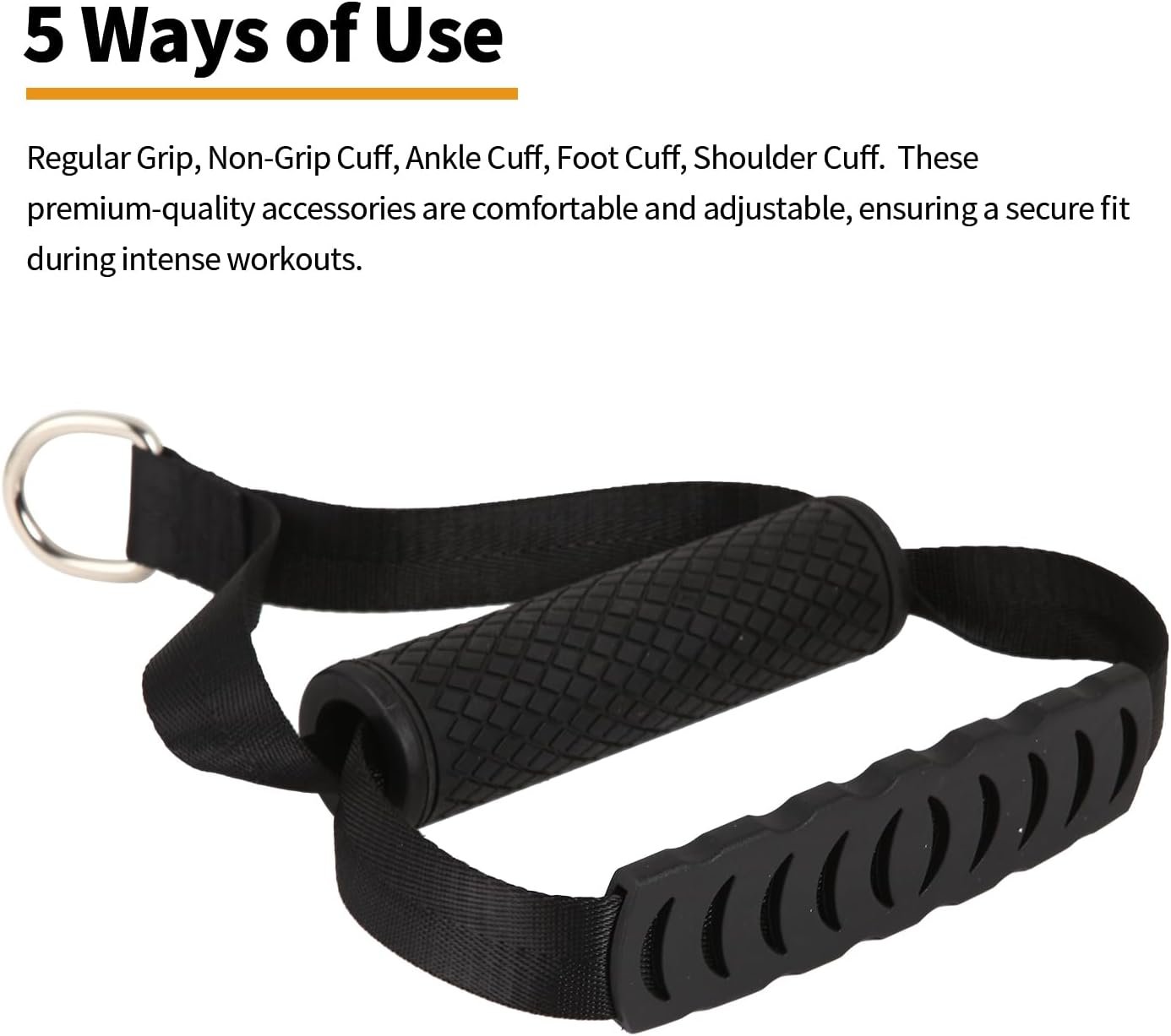 5-Way Hand-Grip for Bowflex、compatible with any BowFlex home gym equipped with power rods. - Image 2