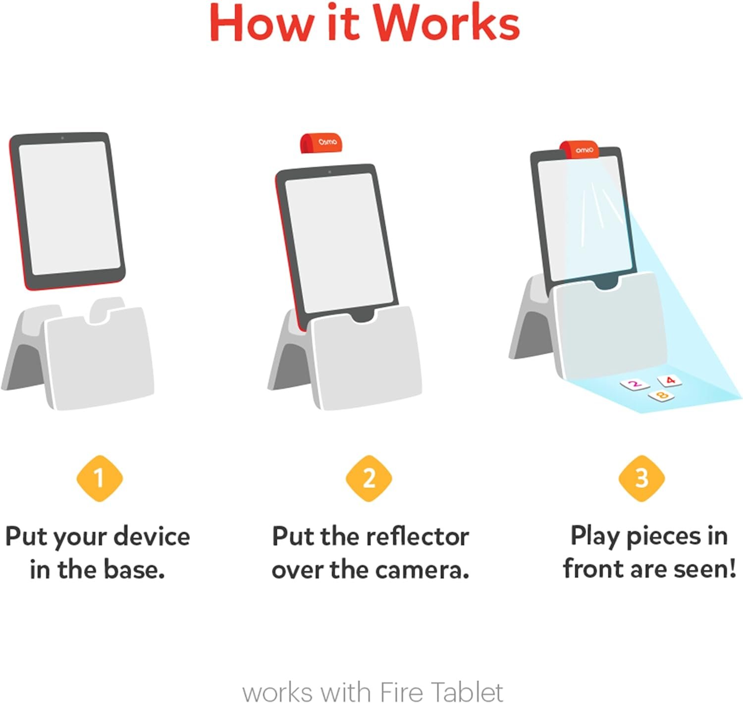 Osmo-Little Genius Starter Kit for Fire Tablet-4 Educational Learning Games-Preschool Ages 3-5-Phonics,Problem Solving & Creativity-STEM Toy Gifts,Kids(Osmo Fire Tablet Base Included) - Image 4