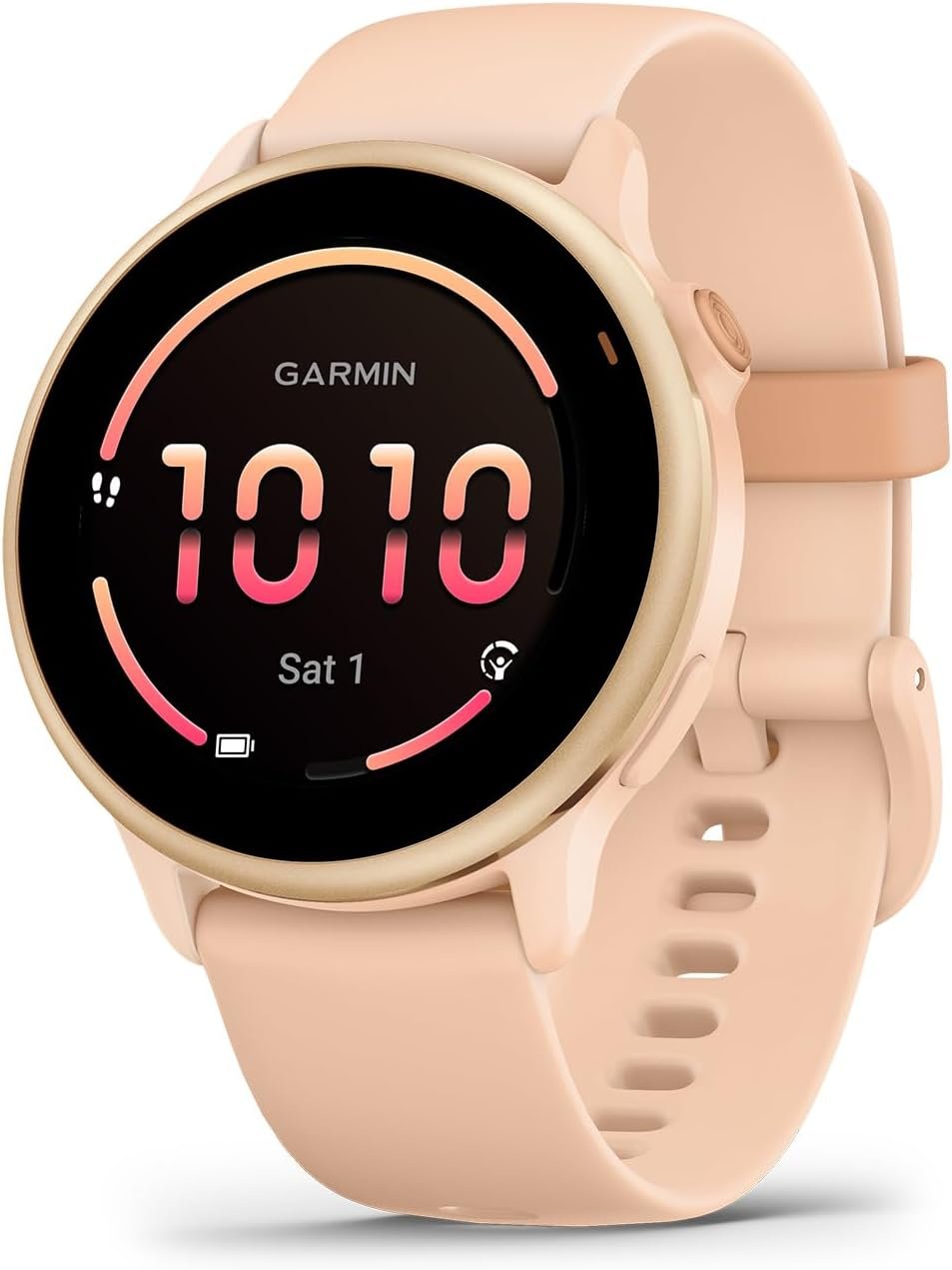 Garmin vívoactive® 6, Health and Fitness GPS Smartwatch, AMOLED Display, Up to 11 Days of Battery, Metallic Pink Dawn with Pink Dawn Band