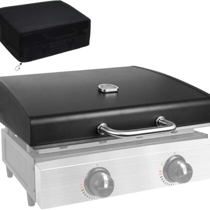 Upgrade Griddle Lid & Griddle Cover for Blackstone 22 Inch 1666 (2024 Model) 2203 2304, Griddle Hard Cover for 22 Inch Tabletop Grill, Griddle Hood for Blackstone Griddle Lid