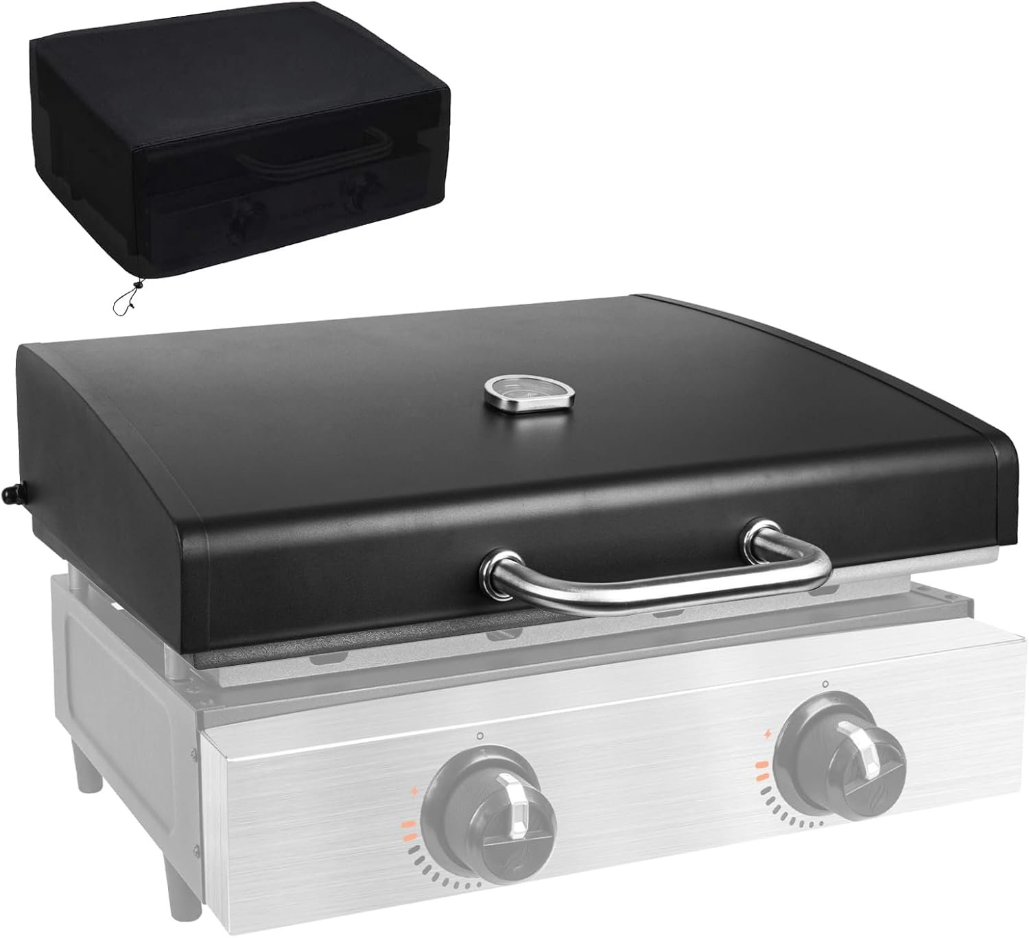 Upgrade Griddle Lid & Griddle Cover for Blackstone 22 Inch 1666 (2024 Model) 2203 2304, Griddle Hard Cover for 22 Inch Tabletop Grill, Griddle Hood for Blackstone Griddle Lid