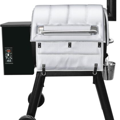 Insulation Blanket for Traeger Pro 22,Pro 575,Ironwood 650 and Lil' Tex Elite Wood Pellet Smoker Grill,BAC626 Pro 22/575 Insulation Blanket Smoker Cover Replacement Parts Grills BBQ Winter Accessory
