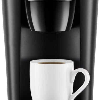 Keurig K-Compact Single-Serve K-Cup Pod Coffee Maker, with 3 Brew Sizes, Smart Start Feature, 36oz Removable Reservoir, Black