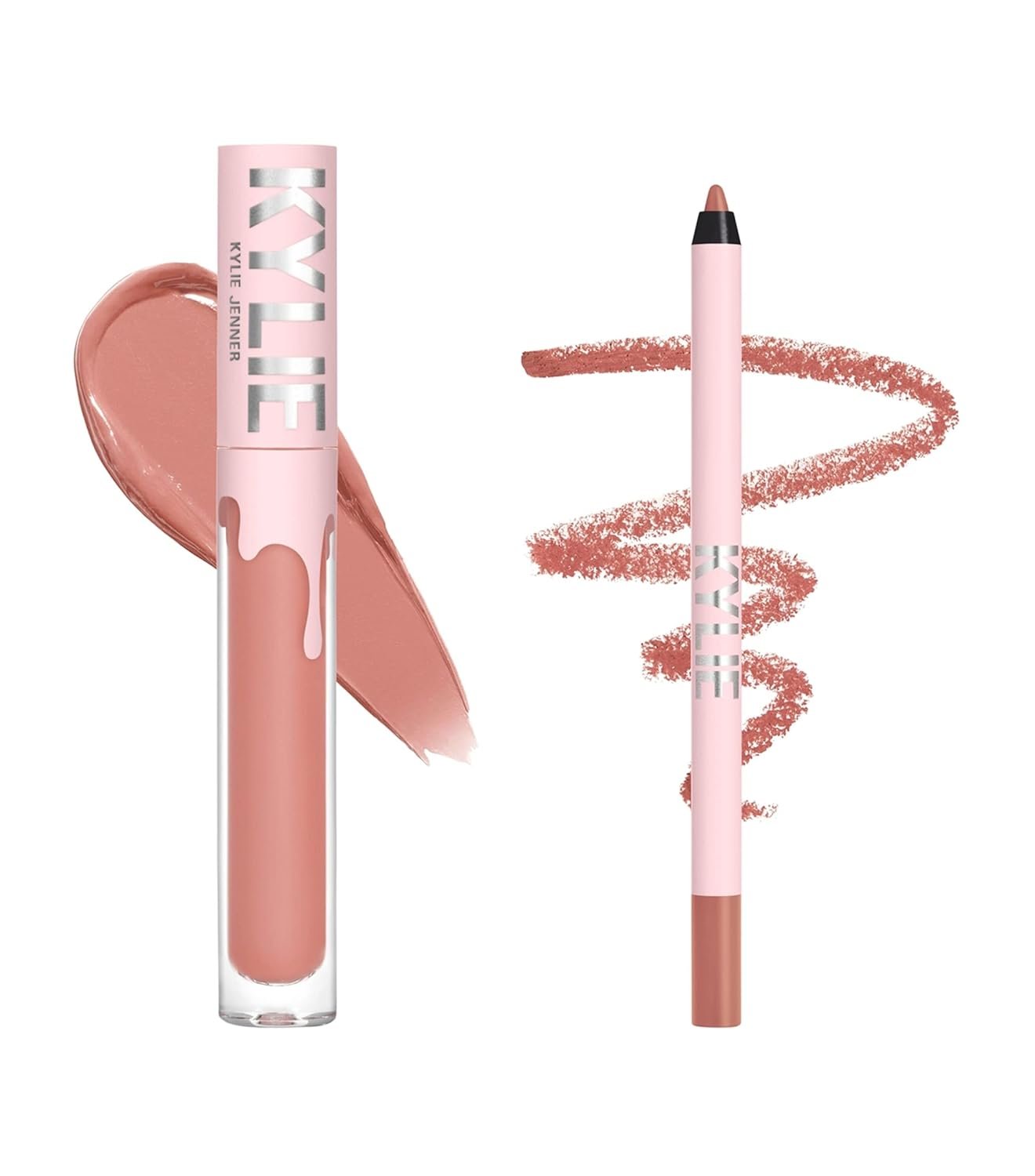 Kylie Jenner Cosmetics Lip Kit -(Bare) Liquid Lipstick And Lip Liner Matte - Image 2