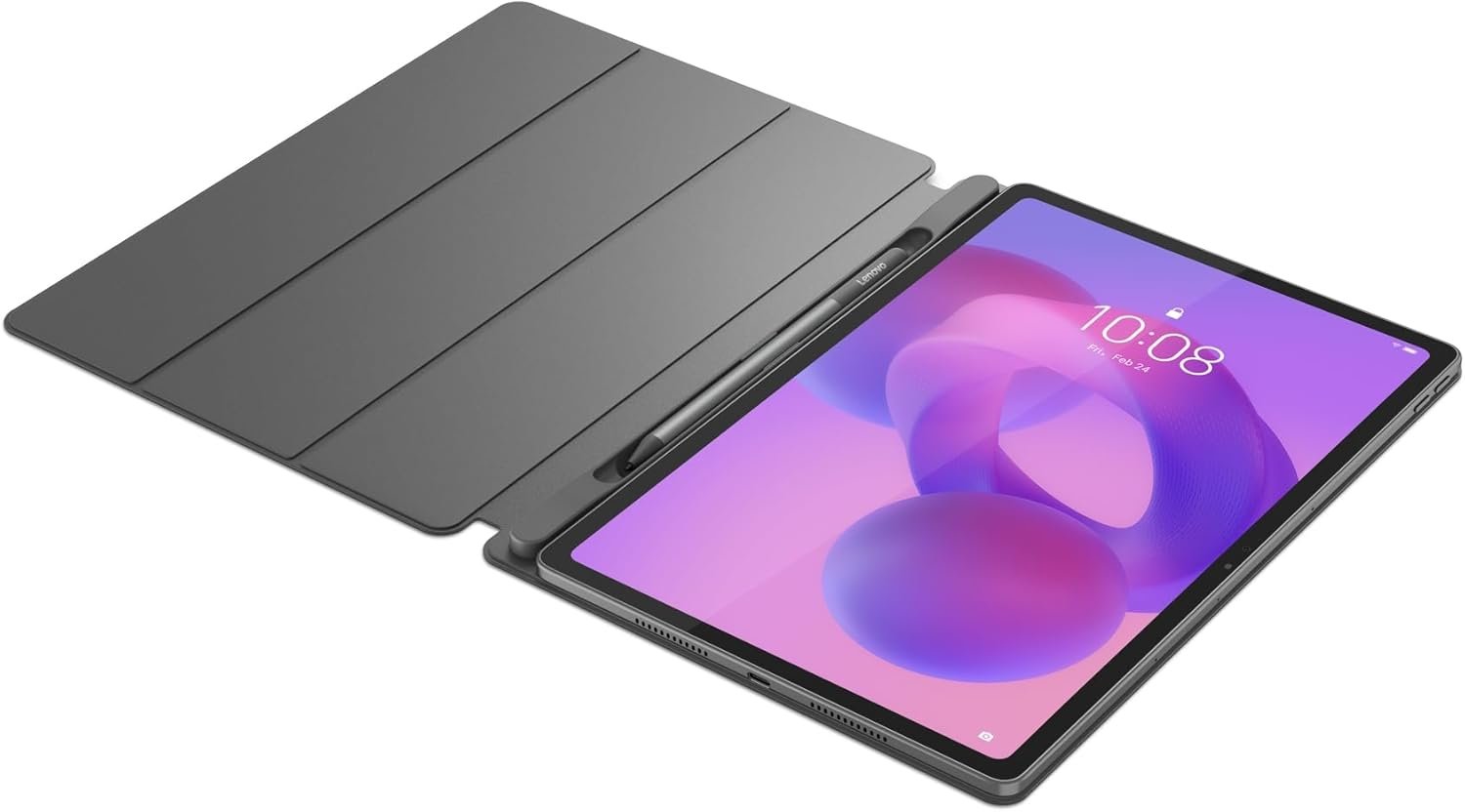 Lenovo Idea Tab Plus - Lightweight Tablet - 12.1″ 2.5K IPS Touchscreen Display - 90Hz - MediaTek Dimensity 6400-8GB Memory - 128GB Storage - Integrated Arm Mali-G57 MC2 Tab Pen & Folio Case - Image 2