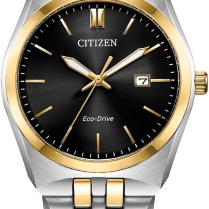 Citizen Men's Classic Corso Eco-Drive Watch, 3-Hand Date, Luminous Hands and Markers