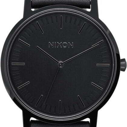Nixon Porter Leather A1058 50m Water Resistant Men’s Watch (20-18mm Leather Band and 40mm Watch Face)