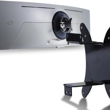 Odyssey OLED G9 VESA Mount Adapter Compatible with Samsung OLED G9 49-inch Monitors（Fits G91SD G93SC G93SD G95SC and G95SD ）– 75x75 to 100x100 Wall Mount Bracket