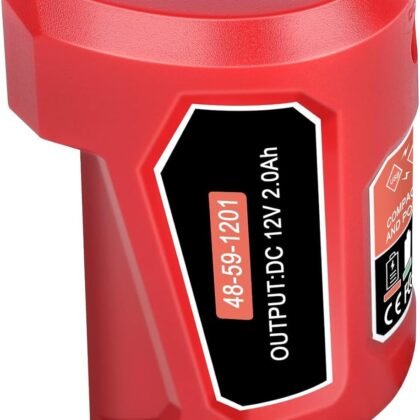 JYJZPB 12V M-12 USB Power Source Adapter Replacement Compatible for Milwaukee 12V Battery Charger for Milwaukee 12 Volts Heated Jacket Adapter 48-59-1201 49-24-2310 48-11-2420 48-11-2411