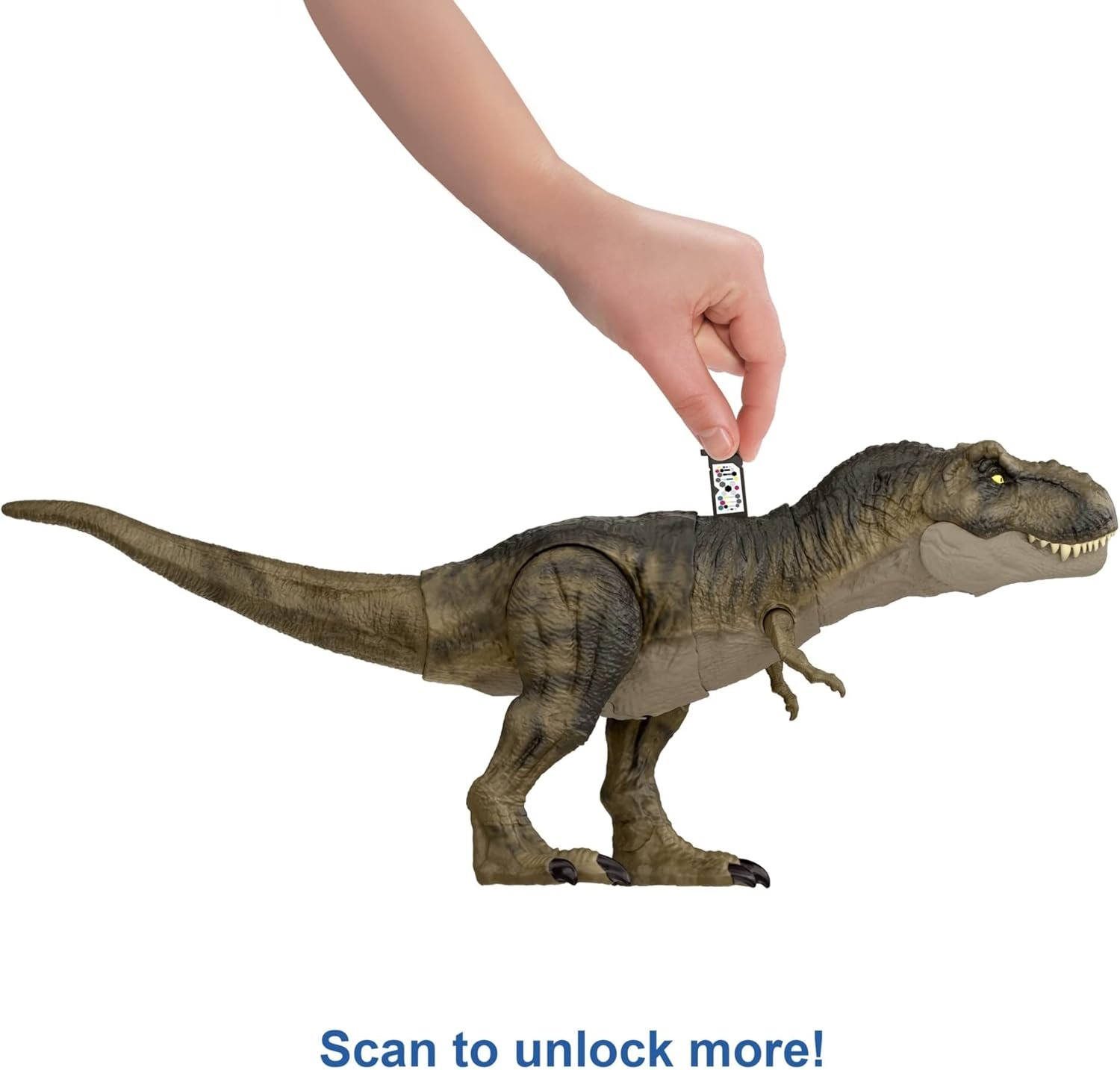Mattel Jurassic World Dominion Thrash ‘N Devour Tyrannosaurus T Rex Action Figure Toy with Sound and Motion for Battle Play - Image 5