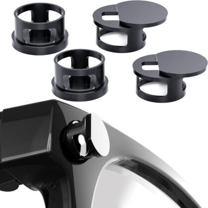 4Pcs LED Light Blocker Cover for Meta Glasses Accessories, Compatible with Ray Ban Wayfarer/Skyler/Headliner/Oakley Meta AI Smart Glasses, Completely Blocked and Invisible