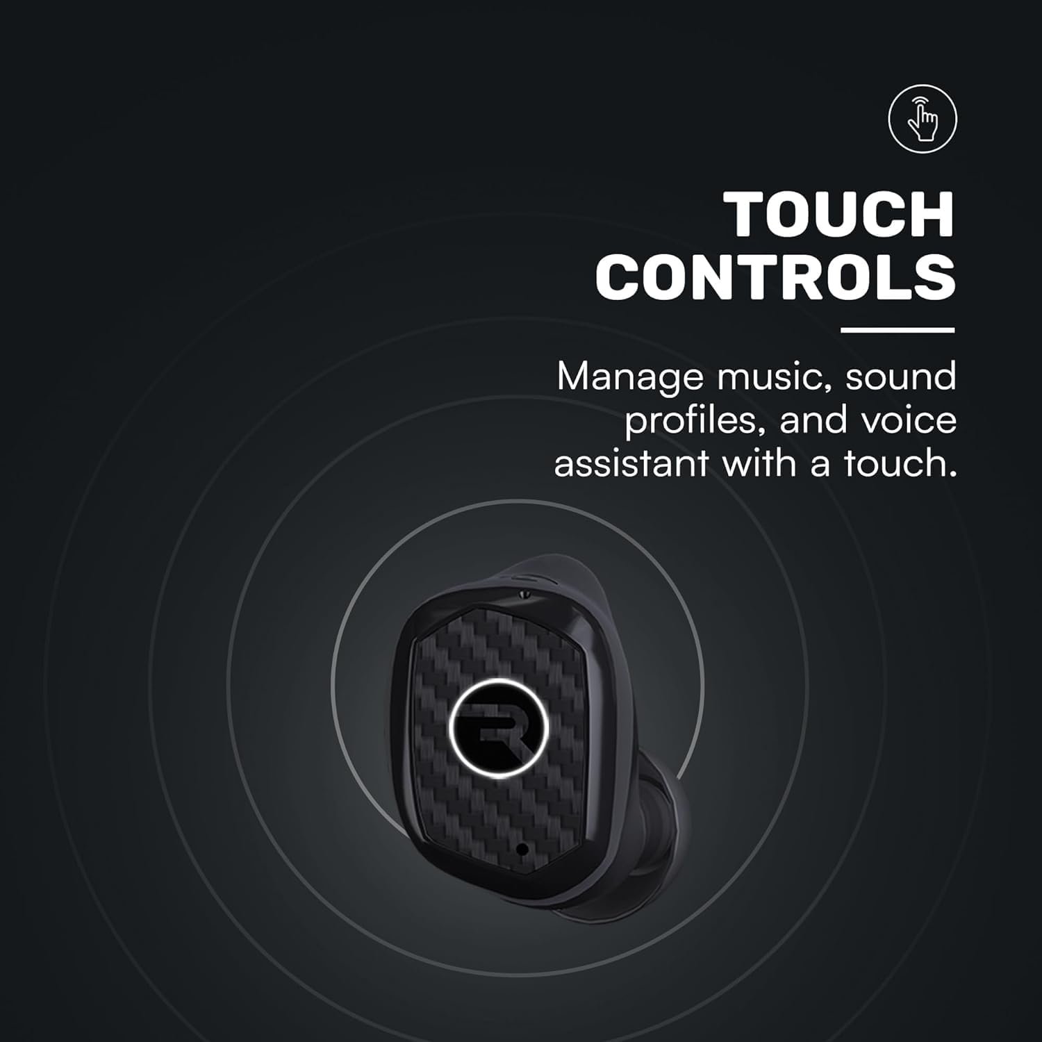 Raycon Impact Earbuds Military-Grade Impact Resistant, IP67 Bluetooth Earbuds with Stereo Sound, 90 Hours of Battery Life, Active Noise Cancellation (Black) - Image 8