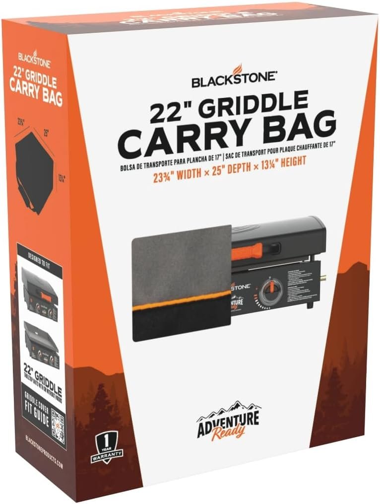Blackstone 22" Tabletop Griddle Carry Bag with Adjustable Strap - 23.8 in L x 25 in W x 13.2 in H - Image 2